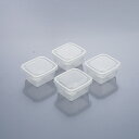 [7月3日〜7月22日 P10]スケーター ミニシール 容器 L 容量 100ml × 4個 セット 　保存容器 小分け 離乳食 薬味 食品 …