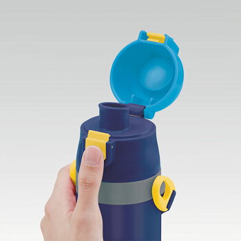子供用軽量2WAY水筒ステンレスボトル肩紐付きコップつき直飲みキャラクター保冷保温470mlスケーター雑貨ポケットモンスターサン&ムーンポケモン19スケーターキャラクターランチグッズ