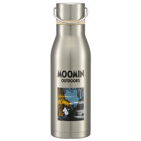 リング ハンドル 付き ステンレス ボトル 600ml　ムーミン アウトドア　水筒 ボトル 保冷 保温 スタイリッシュ 直飲み ダイレクト 【シンプル キャラクター SSW6N スケーター】