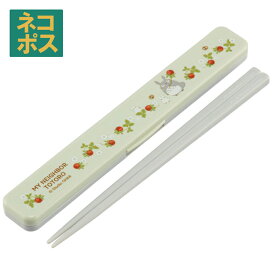 お箸セット 食洗器対応 箸入れ 抗菌 カトラリー お弁当 箸 おしゃれ カトラリーセット スケーター ABC3AG【カトラリーケース 蓋付き ギフト おはしセット 大人 子供 箸ケース となりのトトロ totoro スタジオジブリ 女性 レディース】