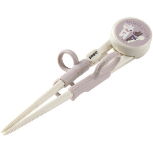 トレーニング箸 練習箸 子供 キッズ しつけ箸 お箸の練習 お箸 子ども 持ち方 スケーター ADXT1【おけいこ 2歳 3歳 右利き用 おはし こども ベビー キャラクター リサとガスパール グッズ キャ