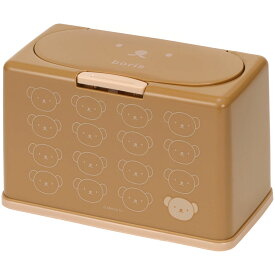 抗菌 マスク ストッカー　ボリス　銀イオン Ag+ マスク 収納 ケース 入れ 保管 容器 ストック ワンプッシュ オープン リフトアップ 構造 取り出しやすい 【パウダールーム かわいい キャラクター クマ くま boris くまのボリス ミッフィー 】