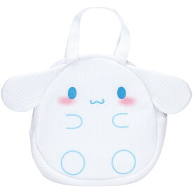 [12月12日〜1月16日 P20倍]メッシュ 生地 ダイカット トートバッグ バッグ かばん 手提げ 子供 キッズ 可愛い スケーター skater BM1D シナモロール シナモン サンリオ 女の子 女子【キャラクター かわいい 便利 まるごと洗える】