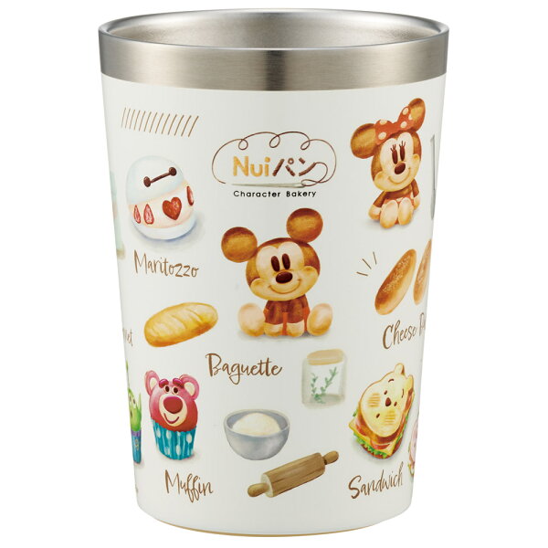 [9月11日～9月29日 P10倍]スケーター ステンレスタンブラー キャラクター コンビニ タンブラー ステンレス 400ml 保温 skater STCV2 Nuiパン ぬいパン ぬいぱん ヌイパン ディズニー【おしゃれ かわいい マグカップ コーヒーマグ コップ】