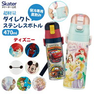 スケーター 水筒 子供 470ml 直飲み ダイレクト キッズ ステンレスボトル skater SDC4 ディズニー　【幼…