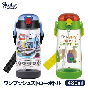 Skater Kids Water Bottle Clear Bottle with Straw Toy Story 20 Disney 480ml PDSH5