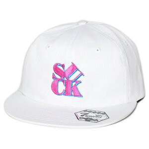 7UNION 7���j�I�� SUCK Strapback Cap �L���b�v �X�g���b�v�o�b�N �X�q �z���C�g ICWX-120