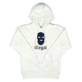 正規取扱店 7UNION 7ユニオン Illegal Hoodie プルオーバー パーカー メンズ フーディ スウェット IAXY-009C オートミール