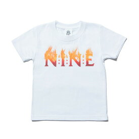NINE RULAZ LINE ナインルーラーズ キッズ 子供服 Flame Logo Tee 半袖 Tシャツ NRKSS17-001 ホワイト