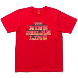 ポイント最大14倍 NINE RULAZ LINE ナインルーラーズ Graffiti Logo Tee 半袖 Tシャツ NRSS17-041 レッド