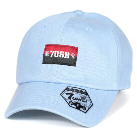 正規取扱店 7UNION 7ユニオン The KAKUMEI Bent Brim Cap ボールキャップ ベントブリムキャップ 7IAXY-001 ウォッシュドデニム