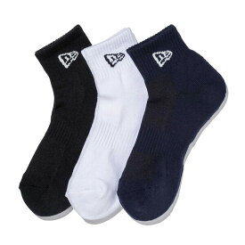 正規取扱店 ニューエラ ソックス アンクル 靴下 3ペア NEW ERA Socks 11531694 マルチ