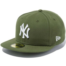 ポイント最大6倍 正規取扱店 ニューエラ キャップ メンズ レディース NEW ERA 59FIFTY MLB ニューヨーク・ヤンキース CAP 帽子 メジャーリーグ プレゼント ライフルグリーン/ホワイト 13562235
