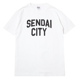 正規取扱店 CASSETTE PUNCH（カセットパンチ） SENDAI CITY Tee 半袖 Tシャツ 仙台 センダイシティー ホワイト