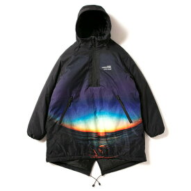 アップルバム ジャケット メンズ レディース 送料無料 APPLEBUM Summer Madness Long Anorak Parka アノラック パーカー アウター ストリート ブランド applebum おしゃれ プレゼント ネイビー/マルチ M-XL 1920613