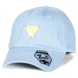 正規取扱店 セブンユニオン キャップ メンズ レディース 送料無料 7UNION 3rd Eye Bent Brim Cap ストラップバックキャップ ボールキャップ ダッドハット 帽子 7unionキャップ ぼうし プレゼント ウォッシュドデニム ワンサイズ ISVV-134