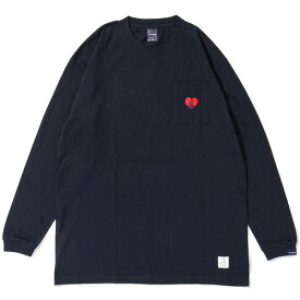 APPLEBUM アップルバム tシャツ Mr. Loverman Pocket L/S T-shirt applebum Tシャツ 長袖 ロンT ゆったりめ 厚手 レゲエ ダンス スポーツ ジョギング ジム メンズ レディース おしゃれ プレゼント 全2色 S-XXL 2121110