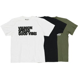 正規取扱店 セブンユニオン tシャツ 送料無料 7UNION Spread Good Vibes Tee 7union 半袖 Tシャツ キャンプ アウトドア スポーツ レジャー メンズ レディース プレゼント 全3色 M-XXL NIVW-302T