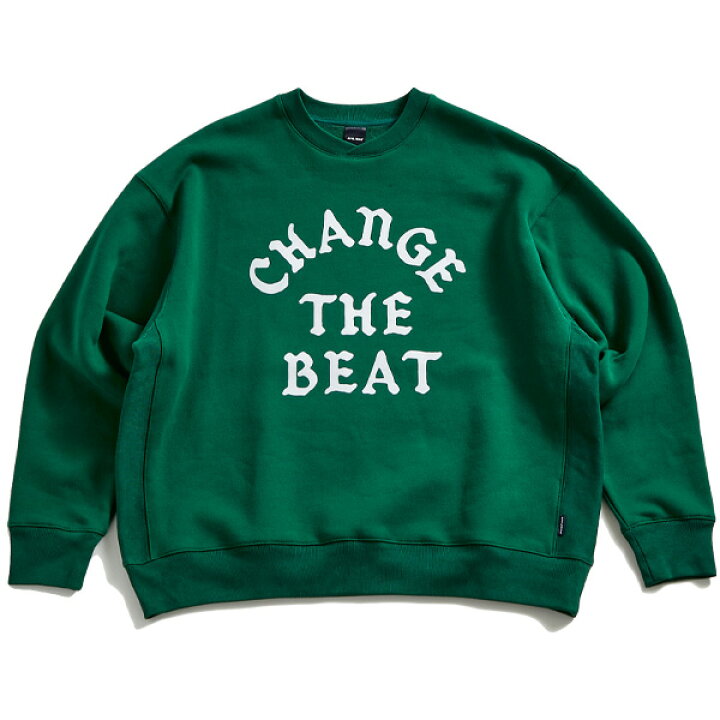 楽天市場】アップルバム APPLEBUM Change The Beat Crew Sweat クルー 