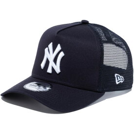 ポイント2倍 正規取扱店 ニューエラ キャップ 送料無料 NEW ERA 9FORTY A-Frame トラッカー ニューヨーク・ヤンキース メッシュキャップ ニューエラキャップ 帽子 MLB メジャーリーグ ネイビー 56.8cm～60.6cm 12746894