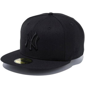 正規取扱店 ニューエラ キャップ メンズ レディース NEW ERA 59FIFTY ニューヨーク・ヤンキース 帽子 CAP メジャーリーグ ブラック ブラック 13562246