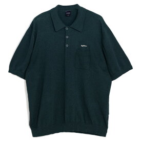 正規取扱店 アップルバム APPLEBUM 送料無料 Knit Polo Shirt 半袖 ポロシャツ ニットポロ オーバーサイズ 全2色 M-XL 2310111