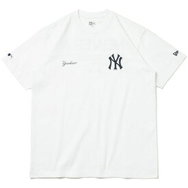 正規取扱店 ニューエラ キャップ 送料無料 NEW ERA 半袖 コットン Tシャツ MLB Apparel ニューヨーク・ヤンキース レギュラーフィット メンズ レディース ホワイト S-XXL 13516767