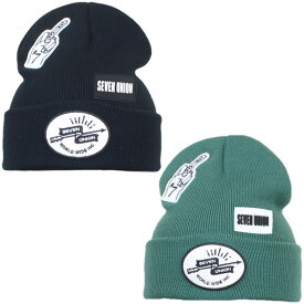セブンユニオン ニットキャップ 7UNION Lots of Applique Beanie ニット帽 ビーニー 7union ユニセックス 全2色 フリーサイズ NGY-304