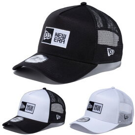 ニューエラ メッシュキャップ NEW ERA 9FORTY A-Frame トラッカー ボックスロゴ キャップ ニューエラキャップ 帽子 NEWERA CAP メンズ レディース ユニセックス オールシーズン 夏 フリーサイズ 56.8cm〜60.6cm 14525001 14525000 14524999