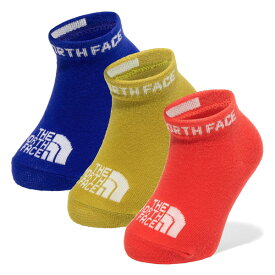 ノースフェイス ベビー THE NORTH FACE ソックス 靴下 3足セット 男の子 女の子 オーガニックコットン おしゃれ かわいい かっこいい 人気 ブランド ザ・ノース・フェイス 抗菌 防臭 クォーター 3P ユニセックス 出産祝い ギフト NNB82310