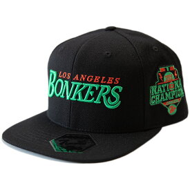 正規取扱店 セブンユニオン キャップ 送料無料 7UNION Los Angeles Bonkers Snapback Cap スナップバックキャップ 帽子 7union メンズ レディース ブラック フリーサイズ NGV-101