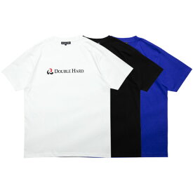 正規取扱店 ダブルハード Tシャツ 送料無料 DOUBLE HARD Basic Logo Tee 半袖 Tシャツ 全3色 M-XXL DH2023S01