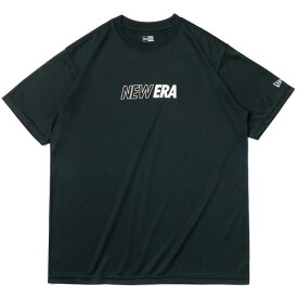 ポイント2倍 正規取扱店 ニューエラ キャップ 送料無料 NEW ERA 半袖 テック Tシャツ Chest Logo 【Performance Apparel】COOL ERA 吸汗速乾性 メンズ レディース ブラック S-XXL 13516834