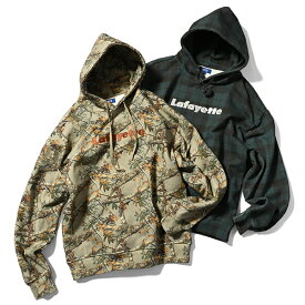 LFYT エルエフワイティー Allover Pattern Lafayette Logo Hoodie スウェットパーカー 送料無料 lafayette ラファイエット 正規取扱店 メンズ プルオーバー フーディ 全2色 S-XXL LA230502