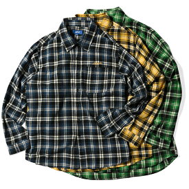 ポイント10倍 LFYT エルエフワイティー Script Logo Plaid Flannel Shirt ネルシャツ タータンチェック メンズ 送料無料 lafayette ラファイエット 正規取扱店 全3色 M-XXL LA230204