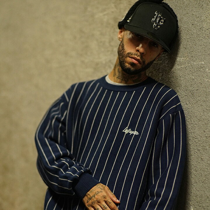 楽天市場】LFYT エルエフワイティー Pinstripe Cotton Sweater 