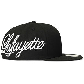 LFYT × NEW ERA エルエフワイティー × ニューエラ Mini Logo 59FIFTY "SIDE SCRIPT" ニューエラ キャップ 送料無料 lafayette ラファイエット 正規取扱店 メンズ 帽子 ブラック LA231404