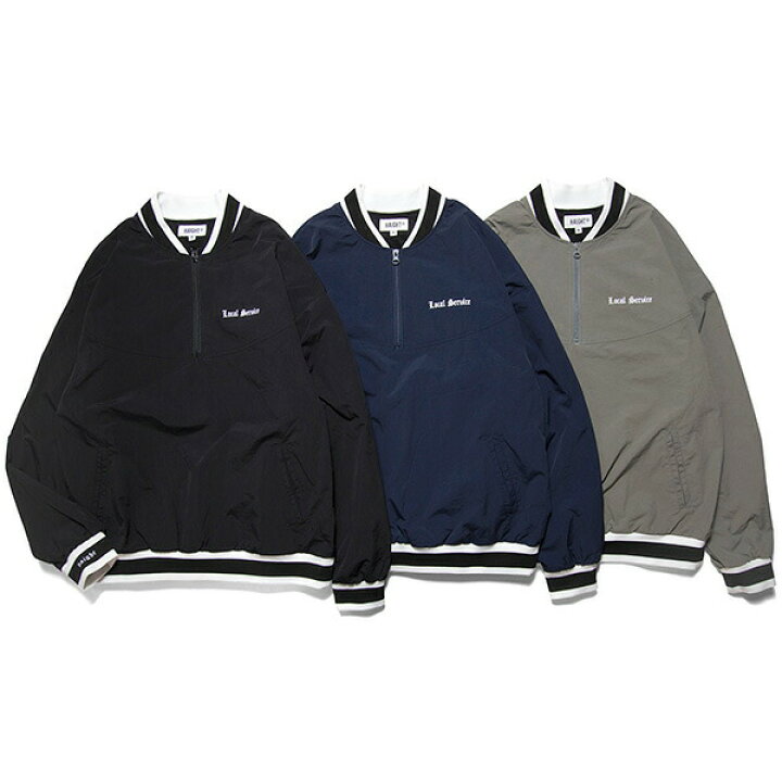 楽天市場】ヘイト HAIGHT Nylon Half Zip Jacket ナイロン ハーフ 