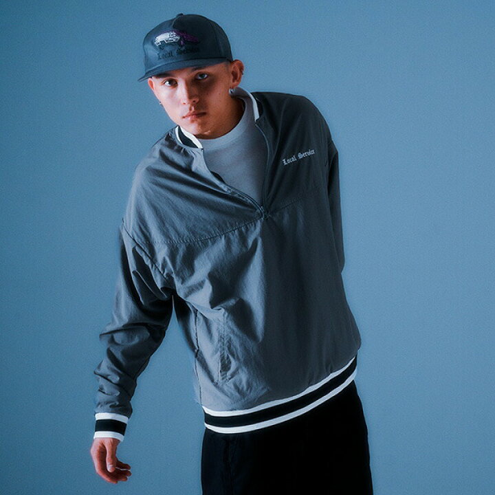 楽天市場】ヘイト HAIGHT Nylon Half Zip Jacket ナイロン ハーフ 