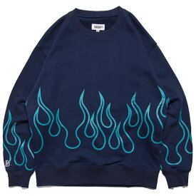 HAIGHT ヘイト 送料無料 Flames Crewneck Sweat クルーネック スウェット トレーナー メンズ 正規取扱店 全3色 M-XXL HTAW-233003