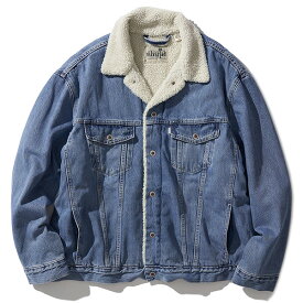 ポイント最大9倍 リーバイス シルバータブ デニムジャケット LEVI'S SILVERTAB シェルパトラッカージャケット メンズ Gジャン おしゃれ 人気 おすすめ ブランド リーバイスジャケット 正規品 起毛シェルパ 裏地 ミディアムインディゴ ストーンウォッシュ A31800000