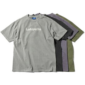 ポイント10倍 LFYT エルエフワイティー 送料無料 Pigment Dyed Lafayette Logo Tee 半袖 Tシャツ ラファイエット 正規取扱店 全4色 S-XXL LA230102