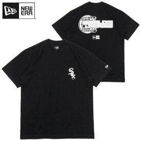 ポイント2倍 ニューエラ Tシャツ NEW ERA 半袖 コットン Tシャツ MLB Apparel World Series シカゴ ホワイトソックス ニューエラtシャツ ウェア メンズ スポーツ おしゃれ かっこいい 人気 ブランド 正規品 レギュラーフィット ユニセックス 夏 ブラック 14121906