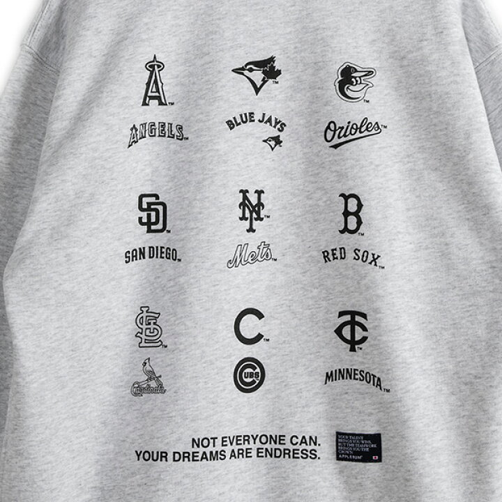 楽天市場】アップルバム スウェット APPLEBUM 9 PLAYERS CREW SWEAT  