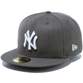 ポイント2倍 ニューエラ キャップ 59FIFTY ヤンキース NEW ERA 59fifty ニューヨーク・ヤンキース キャップ 帽子 ヘザーグレー ホワイト 55.8cm-63.5cm 14201293 送料無料 正規取扱店