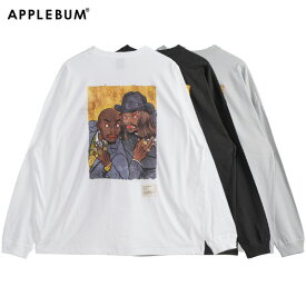 アップルバム Tシャツ APPLEBUM 2 OF AMERIKAZ MOST WANTED L/S T-SHIRT メンズ レディース アップルバムTシャツ 長袖tシャツ ロンT おしゃれ かっこいい 人気 ブランド 正規品 大きい サイズ ストリート ヒップホップ 濱口健 オールシーズン 2411139