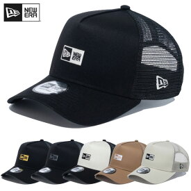 ポイント2倍 ニューエラ キャップ メッシュ NEW ERA CAP 9FORTY A-Frame トラッカー Box Logo ボックスロゴ メッシュキャップ ニューエラキャップ メンズ レディース 帽子 ブランド 深め おしゃれ かっこいい 人気 大きい サイズ 調整 正規品 オールシーズン