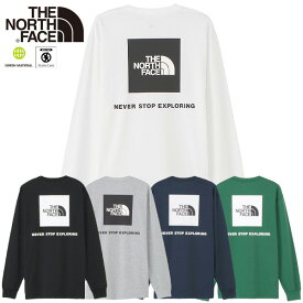 ノースフェイス ロンT THE NORTH FACE 長袖Tシャツ メンズ ノースフェイスロンT ノースフェイスTシャツ おしゃれ かっこいい おすすめ 人気 ブランド 正規品 ロングスリーブバックスクエアロゴティー 大きい 小さい サイズ オールシーズン NT32442