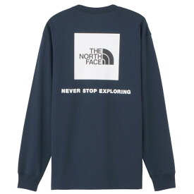 ノースフェイス ロンT THE NORTH FACE 長袖Tシャツ メンズ ノースフェイスロンT ノースフェイスTシャツ おしゃれ かっこいい おすすめ 人気 ブランド 正規品 ロングスリーブバックスクエアロゴティー 大きい 小さい サイズ オールシーズン NT32442