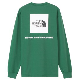 ノースフェイス ロンT THE NORTH FACE 長袖Tシャツ メンズ ノースフェイスロンT ノースフェイスTシャツ おしゃれ かっこいい おすすめ 人気 ブランド 正規品 ロングスリーブバックスクエアロゴティー 大きい 小さい サイズ オールシーズン NT32442